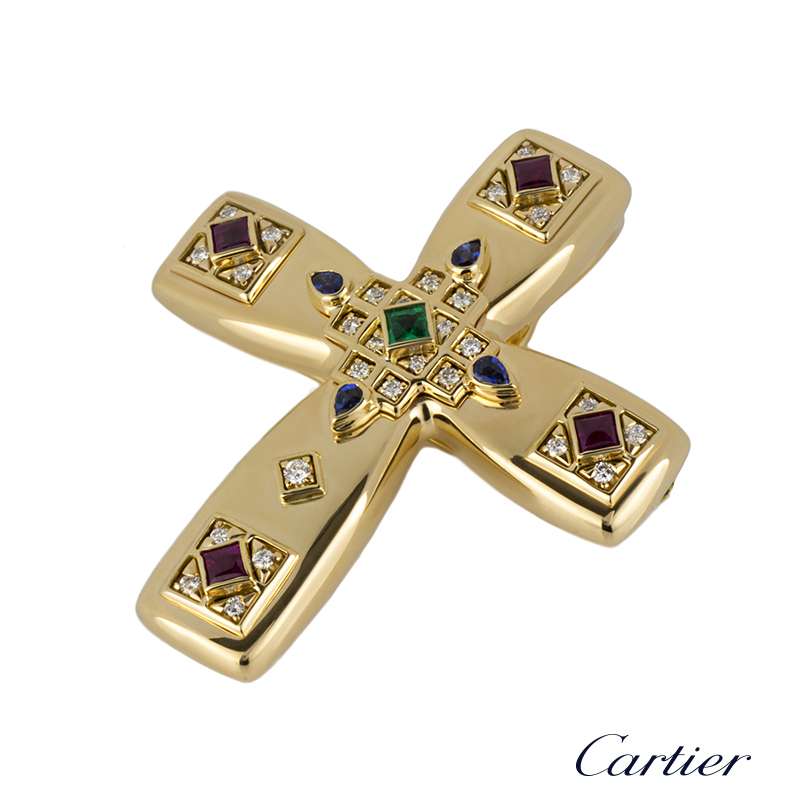 cartier byzantine cross